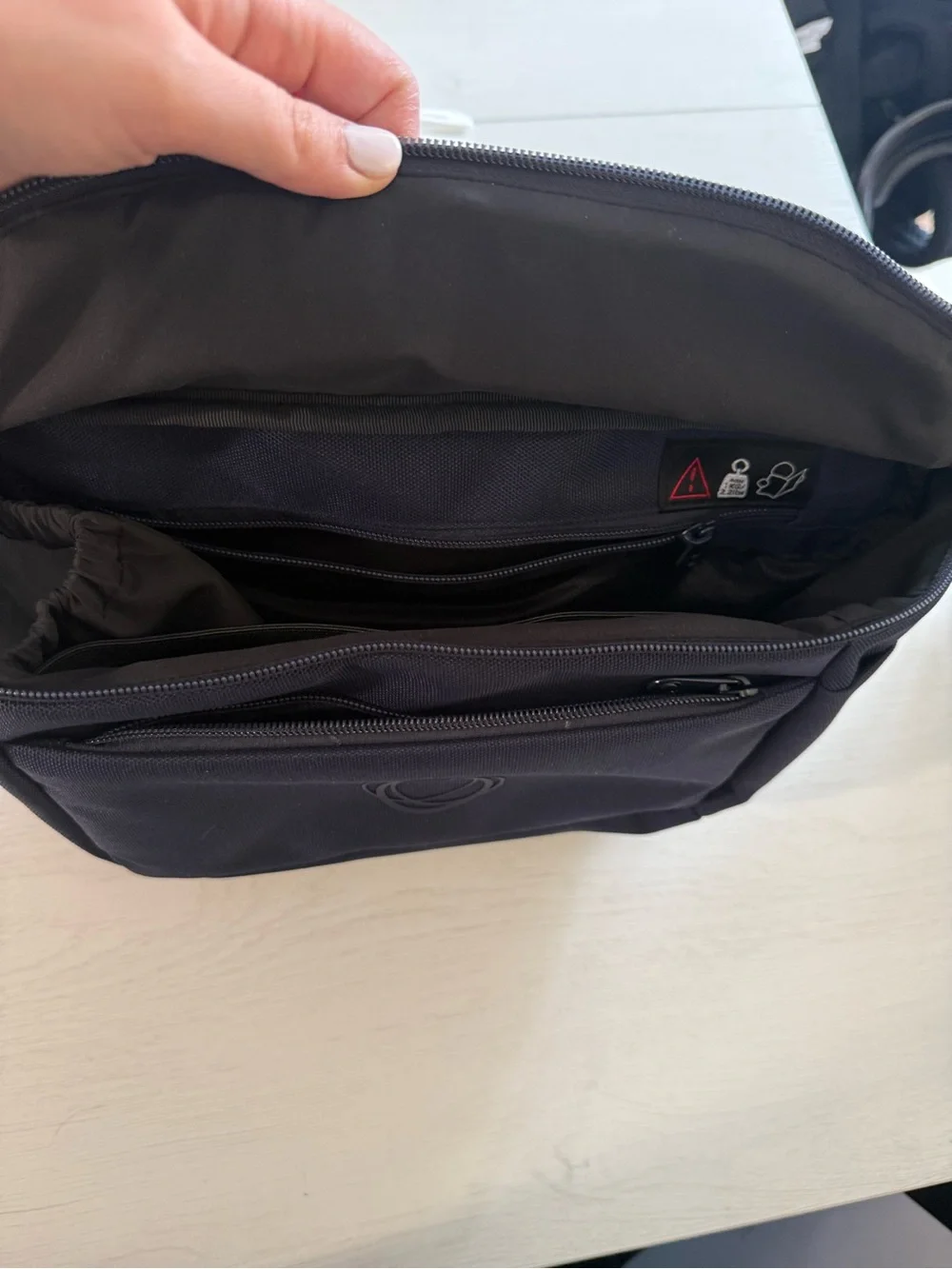 Black Women's Baby Bag Organizer Pouch